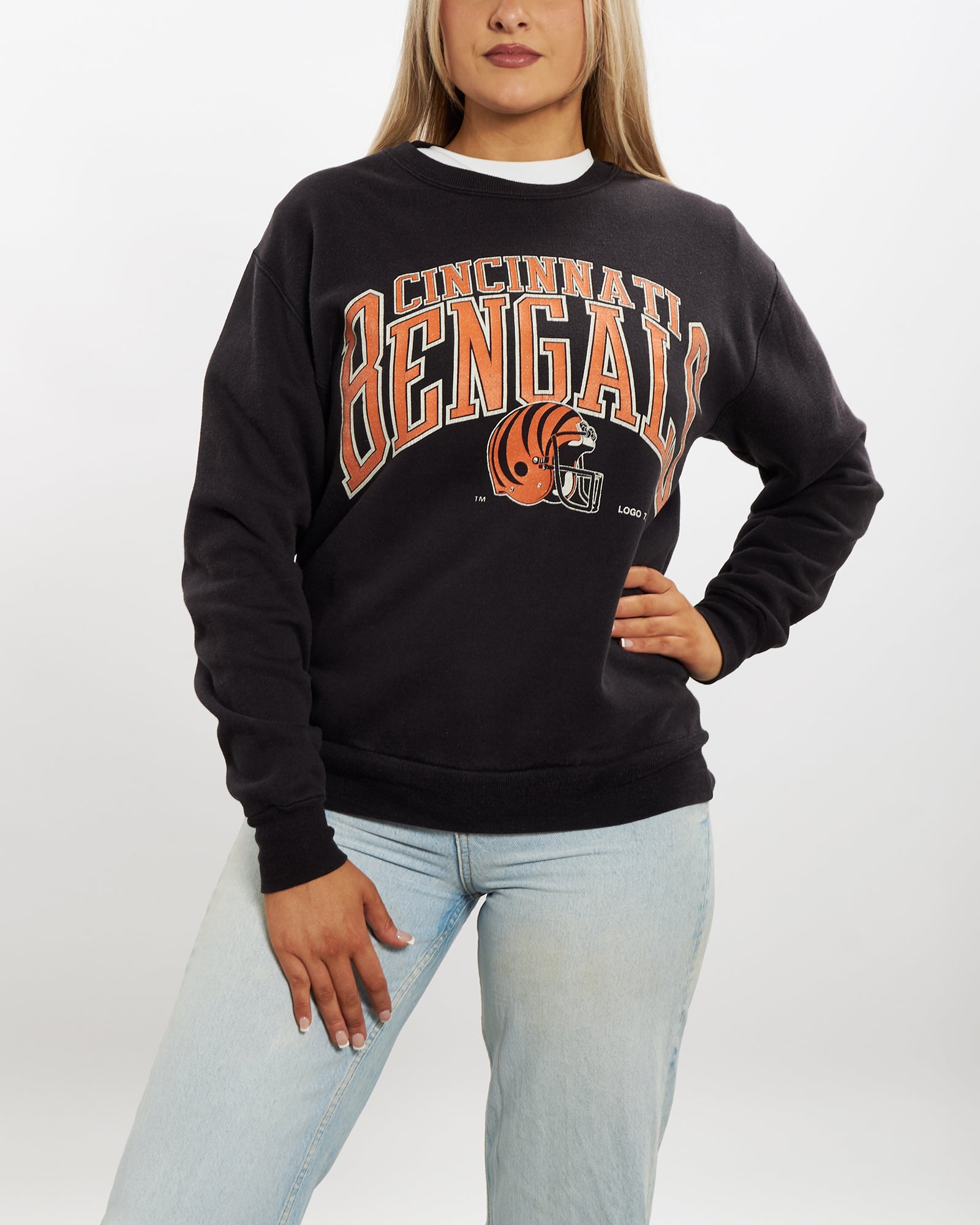 Vintage 80S Cincinnati Bengals Sweatshirt - ShopperBoard