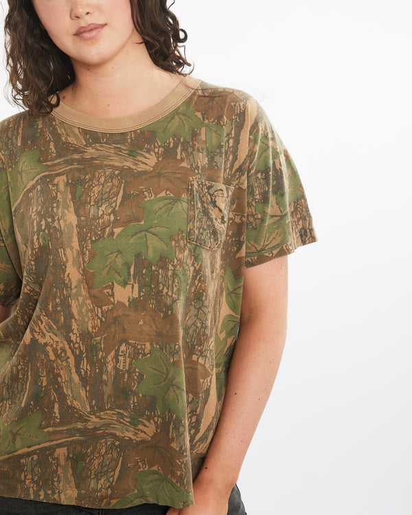 Vintage 90s Realtree Camo Tee <br>M , The Real Deal , newtown, sydney, australia, thrift store, opshop, preloved, secondhand, sustainable, retro, antique, 70s, 80s, 90s, 2000s, 00s, fashion, clothing, streetwear, trendy, garment, style, boutique, store, shop, archive, sale, cheap, best, top