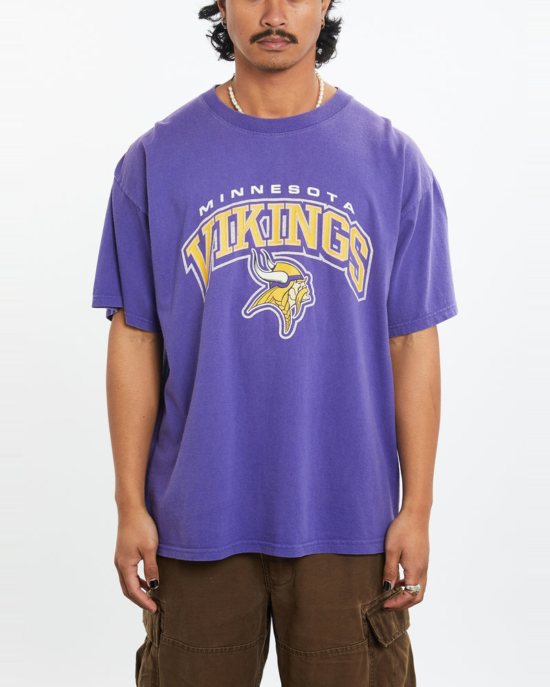 Vintage 90s NFL Minnesota Vikings Tee <br>L , The Real Deal , newtown, sydney, australia, thrift store, opshop, preloved, secondhand, sustainable, retro, antique, 70s, 80s, 90s, 2000s, 00s, fashion, clothing, streetwear, trendy, garment, style, boutique, store, shop, archive, sale, cheap, best, top