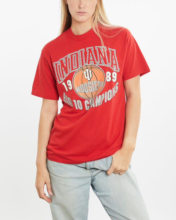 Vintage 1989 NCAA Indiana Hoosiers Tee <br>M , The Real Deal , newtown, sydney, australia, thrift store, opshop, preloved, secondhand, sustainable, retro, antique, 70s, 80s, 90s, 2000s, 00s, fashion, clothing, streetwear, trendy, garment, style, boutique, store, shop, archive, sale, cheap, best, top