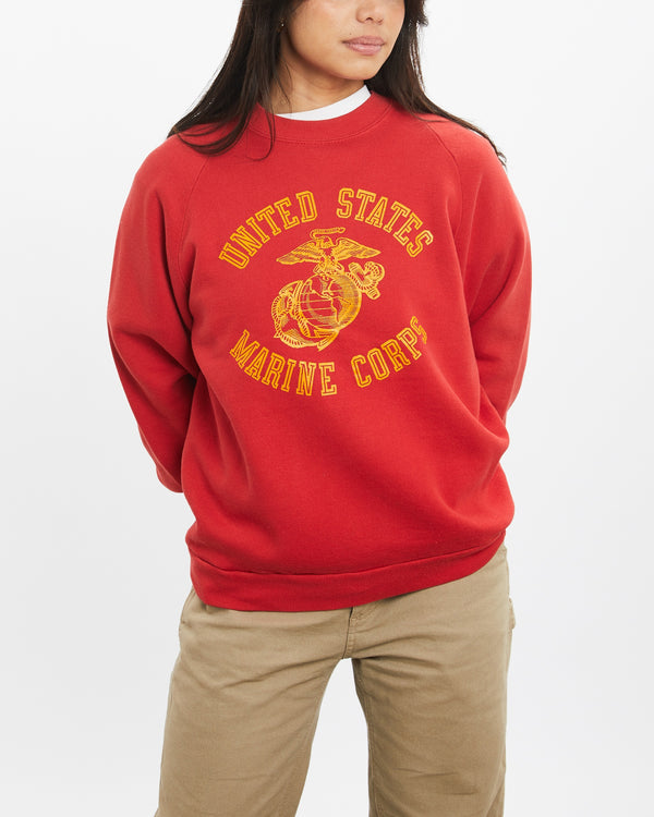 Vintage 80s United States Marine Corps Sweatshirt <br>XS , The Real Deal , newtown, sydney, australia, thrift store, opshop, preloved, secondhand, sustainable, retro, antique, 70s, 80s, 90s, 2000s, 00s, fashion, clothing, streetwear, trendy, garment, style, boutique, store, shop, archive, sale, cheap, best, top