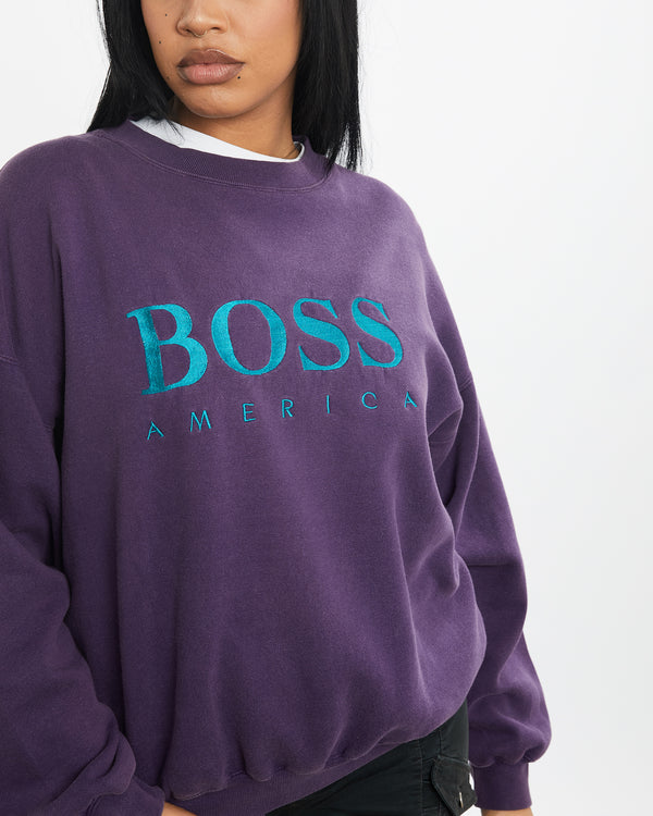 Vintage 90s Hugo Boss Sweatshirt <br>S , The Real Deal , newtown, sydney, australia, thrift store, opshop, preloved, secondhand, sustainable, retro, antique, 70s, 80s, 90s, 2000s, 00s, fashion, clothing, streetwear, trendy, garment, style, boutique, store, shop, archive, sale, cheap, best, top