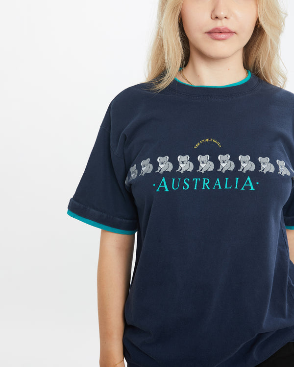 Vintage 90s Australia Koala Wildlife Tee <br>XS , The Real Deal , newtown, sydney, australia, thrift store, opshop, preloved, secondhand, sustainable, retro, antique, 70s, 80s, 90s, 2000s, 00s, fashion, clothing, streetwear, trendy, garment, style, boutique, store, shop, archive, sale, cheap, best, top