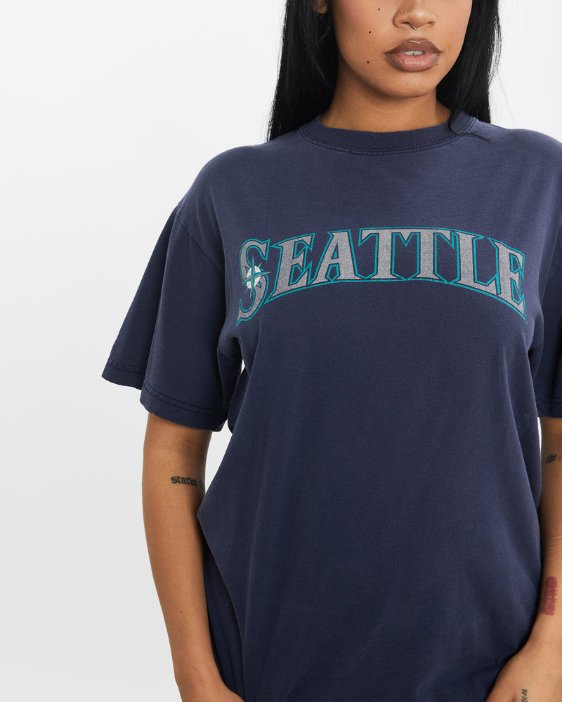 Vintage 90s MLB Seattle Mariners Tee <br>S , The Real Deal , newtown, sydney, australia, thrift store, opshop, preloved, secondhand, sustainable, retro, antique, 70s, 80s, 90s, 2000s, 00s, fashion, clothing, streetwear, trendy, garment, style, boutique, store, shop, archive, sale, cheap, best, top