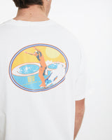 Vintage 90s Ocean Pacific Surf Tee <br>XL , The Real Deal , newtown, sydney, australia, thrift store, opshop, preloved, secondhand, sustainable, retro, antique, 70s, 80s, 90s, 2000s, 00s, fashion, clothing, streetwear, trendy, garment, style, boutique, store, shop, archive, sale, cheap, best, top