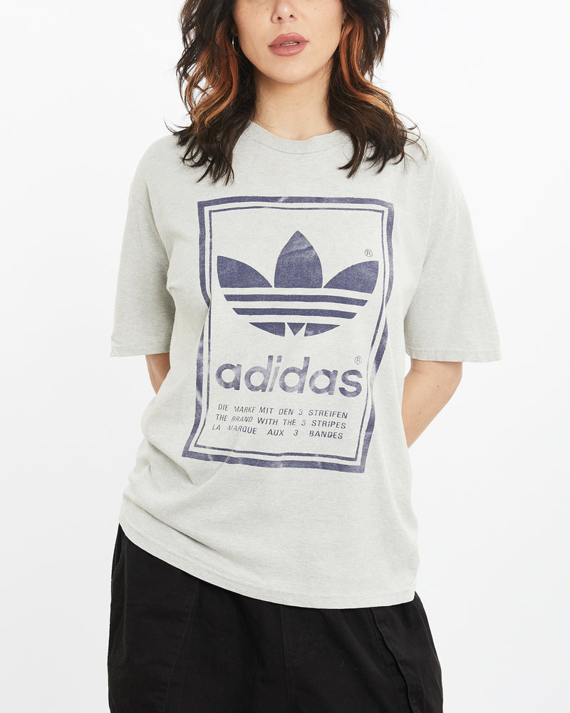 Vintage 90s Adidas Tee <br>M , The Real Deal , newtown, sydney, australia, thrift store, opshop, preloved, secondhand, sustainable, retro, antique, 70s, 80s, 90s, 2000s, 00s, fashion, clothing, streetwear, trendy, garment, style, boutique, store, shop, archive, sale, cheap, best, top