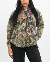 Vintage Mossy Oak Realtree Camo Hooded Sweatshirt <br>S