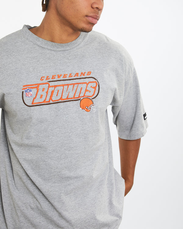 Vintage Puma NFL Cleveland Browns Tee <br>XL , The Real Deal , newtown, sydney, australia, thrift store, opshop, preloved, secondhand, sustainable, retro, antique, 70s, 80s, 90s, 2000s, 00s, fashion, clothing, streetwear, trendy, garment, style, boutique, store, shop, archive, sale, cheap, best, top