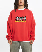 Vintage 90s Disney Mickey Mouse Sweatshirt <br>XL , The Real Deal , newtown, sydney, australia, thrift store, opshop, preloved, secondhand, sustainable, retro, antique, 70s, 80s, 90s, 2000s, 00s, fashion, clothing, streetwear, trendy, garment, style, boutique, store, shop, archive, sale, cheap, best, top