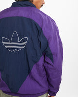 Vintage 90s Adidas Windbreaker Jacket <br>L , The Real Deal , newtown, sydney, australia, thrift store, opshop, preloved, secondhand, sustainable, retro, antique, 70s, 80s, 90s, 2000s, 00s, fashion, clothing, streetwear, trendy, garment, style, boutique, store, shop, archive, sale, cheap, best, top