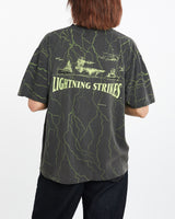 Vintage 1994 United States Navy 'Lightning Strikes' Tee <br>M , The Real Deal , newtown, sydney, australia, thrift store, opshop, preloved, secondhand, sustainable, retro, antique, 70s, 80s, 90s, 2000s, 00s, fashion, clothing, streetwear, trendy, garment, style, boutique, store, shop, archive, sale, cheap, best, top