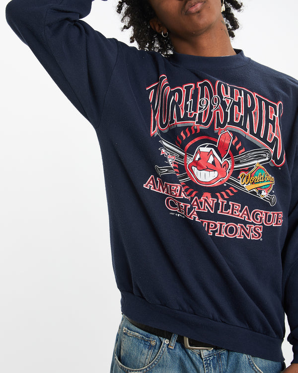 Vintage 1997 MLB Cleveland Indians Sweatshirt <br>L