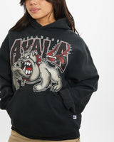 Vintage 90s Russell Athletic Ayala Bulldogs Hooded Sweatshirt <br>XS