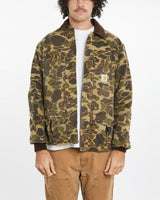 Vintage 80s Carhartt 'Arctic' Duck Camo Workwear Jacket  <br>L