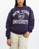 Vintage Champion New York University Sweatshirt <br>S , The Real Deal , newtown, sydney, australia, thrift store, opshop, preloved, secondhand, sustainable, retro, antique, 70s, 80s, 90s, 2000s, 00s, fashion, clothing, streetwear, trendy, garment, style, boutique, store, shop, archive, sale, cheap, best, top