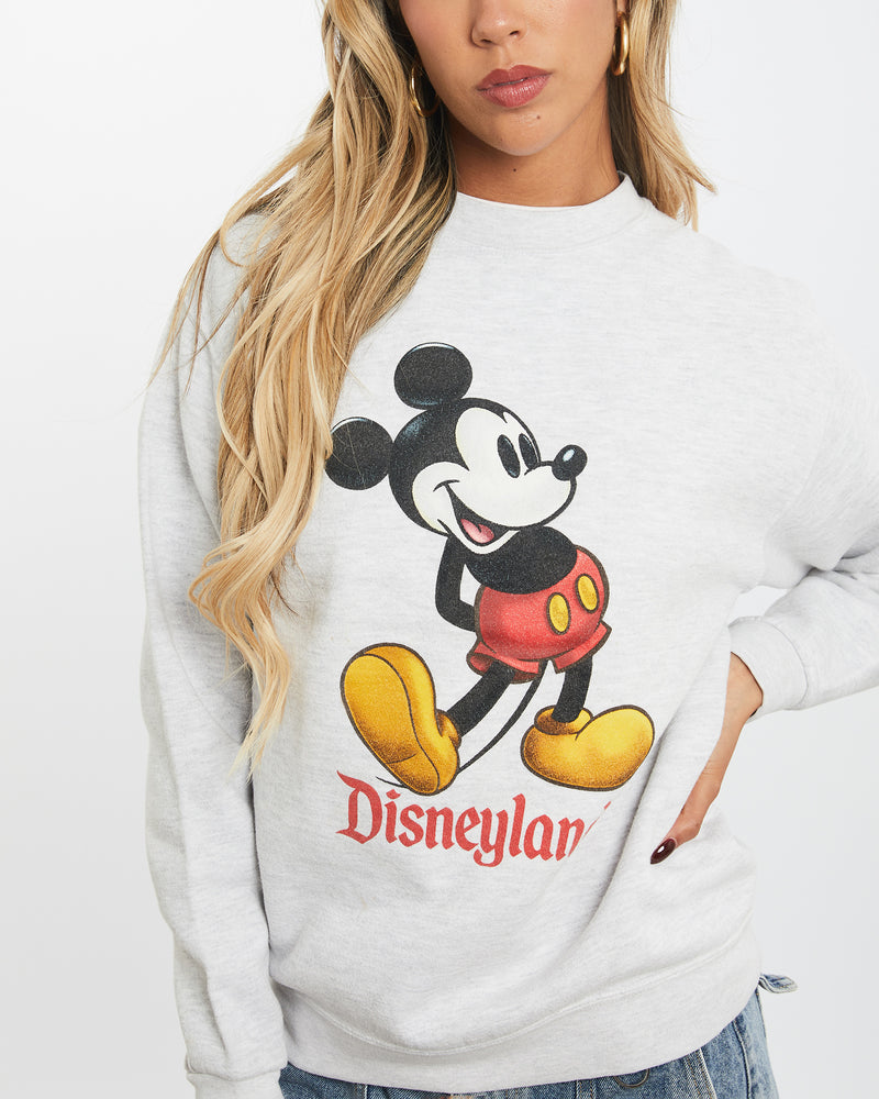 Vintage 90s Mickey Mouse Disneyland Sweatshirt <br>XS , The Real Deal , newtown, sydney, australia, thrift store, opshop, preloved, secondhand, sustainable, retro, antique, 70s, 80s, 90s, 2000s, 00s, fashion, clothing, streetwear, trendy, garment, style, boutique, store, shop, archive, sale, cheap, best, top