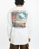 Vintage 1997 Calvin and Hobbes Cartoon Long Sleeve Tee <br>XL