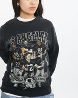 Vintage 90s NFL Los Angeles Raiders Sweatshirt <br>XS , The Real Deal , newtown, sydney, australia, thrift store, opshop, preloved, secondhand, sustainable, retro, antique, 70s, 80s, 90s, 2000s, 00s, fashion, clothing, streetwear, trendy, garment, style, boutique, store, shop, archive, sale, cheap, best, top