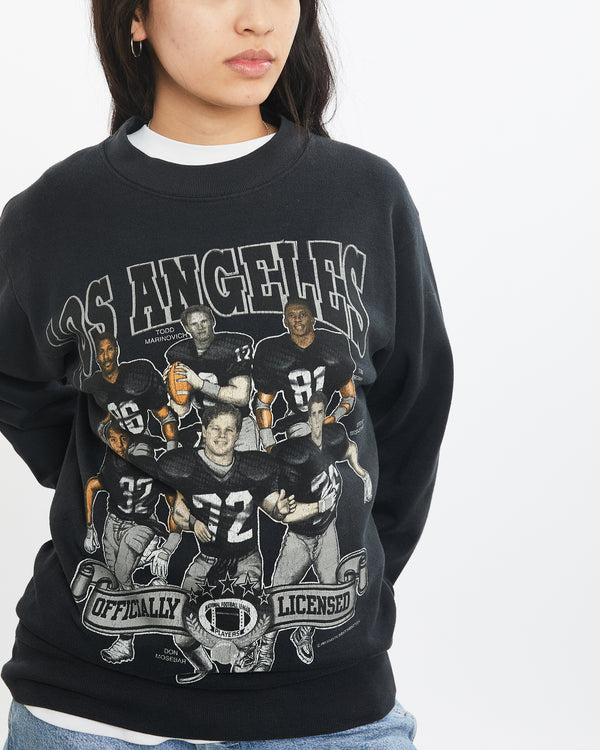 Vintage 90s NFL Los Angeles Raiders Sweatshirt <br>XS , The Real Deal , newtown, sydney, australia, thrift store, opshop, preloved, secondhand, sustainable, retro, antique, 70s, 80s, 90s, 2000s, 00s, fashion, clothing, streetwear, trendy, garment, style, boutique, store, shop, archive, sale, cheap, best, top