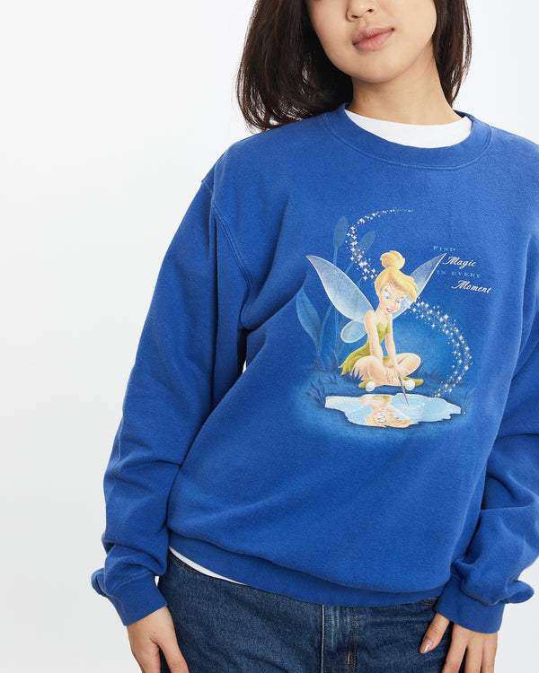 Vintage Disney Tinkerbell Sweatshirt <br>S , The Real Deal , newtown, sydney, australia, thrift store, opshop, preloved, secondhand, sustainable, retro, antique, 70s, 80s, 90s, 2000s, 00s, fashion, clothing, streetwear, trendy, garment, style, boutique, store, shop, archive, sale, cheap, best, top