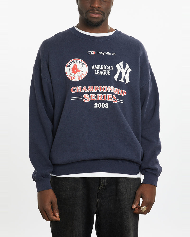 Vintage MLB Yankees vs Red Sox Sweatshirt <br>L