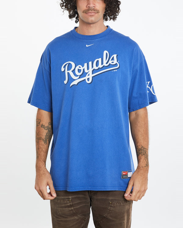 Vintage Nike MLB Kansas City Royals Tee <br>XXL , The Real Deal , newtown, sydney, australia, thrift store, opshop, preloved, secondhand, sustainable, retro, antique, 70s, 80s, 90s, 2000s, 00s, fashion, clothing, streetwear, trendy, garment, style, boutique, store, shop, archive, sale, cheap, best, top