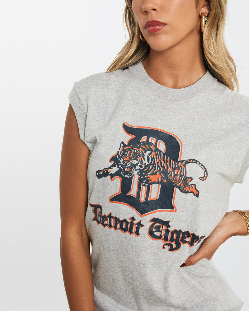 Vintage 1982 MLB Detroit Tigers Tank <br>XS , The Real Deal , newtown, sydney, australia, thrift store, opshop, preloved, secondhand, sustainable, retro, antique, 70s, 80s, 90s, 2000s, 00s, fashion, clothing, streetwear, trendy, garment, style, boutique, store, shop, archive, sale, cheap, best, top