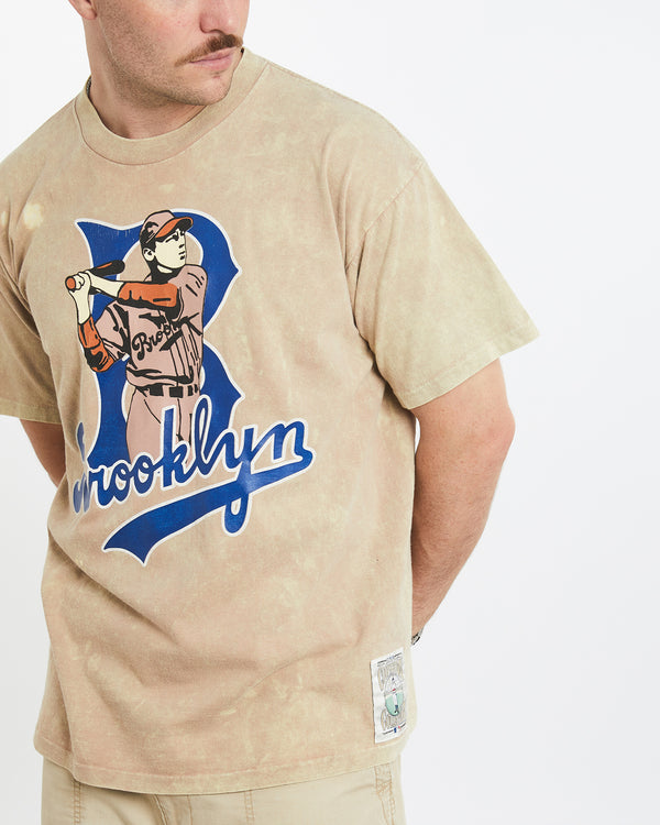 Vintage 1991 MLB Brooklyn Dodgers <br>L , The Real Deal , newtown, sydney, australia, thrift store, opshop, preloved, secondhand, sustainable, retro, antique, 70s, 80s, 90s, 2000s, 00s, fashion, clothing, streetwear, trendy, garment, style, boutique, store, shop, archive, sale, cheap, best, top