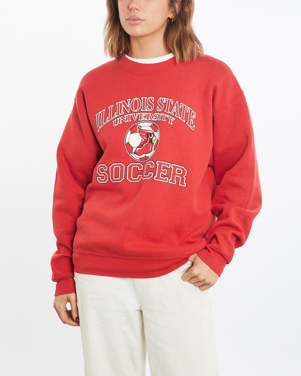 Vintage Illinois State Redbirds Soccer Sweatshirt <br>M