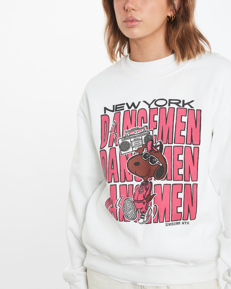 Vintage 90s New York Dancemen Snoopy Sweatshirt <br>M