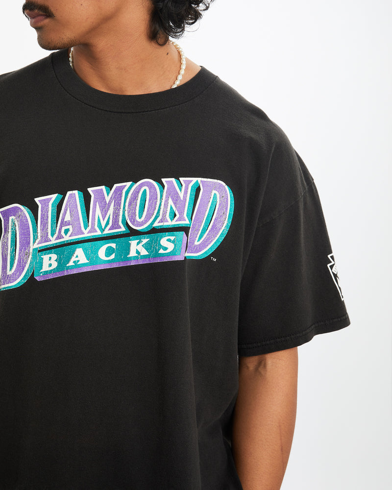 Vintage 90s MLB Arizona Diamondbacks Tee <br>L , The Real Deal , newtown, sydney, australia, thrift store, opshop, preloved, secondhand, sustainable, retro, antique, 70s, 80s, 90s, 2000s, 00s, fashion, clothing, streetwear, trendy, garment, style, boutique, store, shop, archive, sale, cheap, best, top