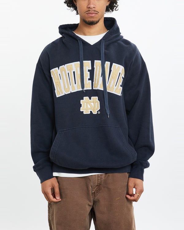 Vintage University of Notre Dame Hooded Sweatshirt <br>M