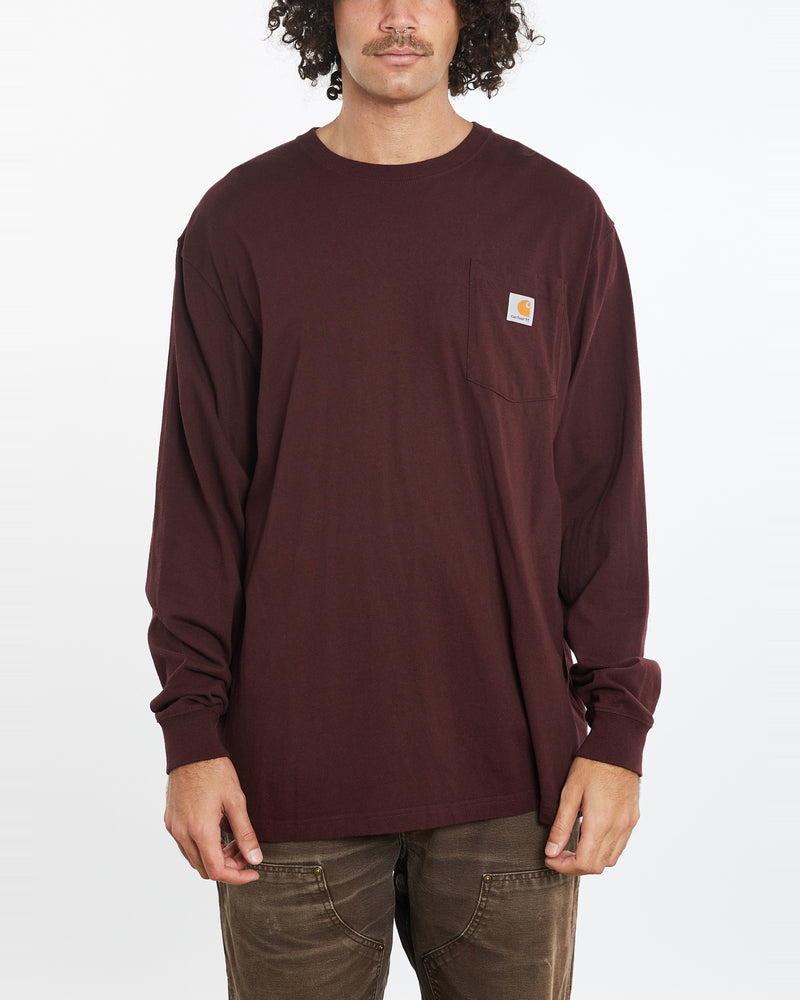 Vintage Carhartt Long Sleeve Pocket Tee <br>XXL