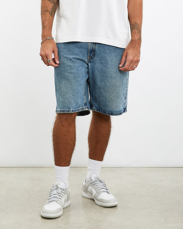 Vintage, Levi's, 550, Denim, Shorts, The Real Deal, size 35", colour Blue, newtown, sydney, australia, thrift store, opshop, preloved, secondhand, sustainable, retro, antique, 70s, 80s, 90s, 2000s, 00s, fashion, clothing, streetwear, trendy, garment, style, boutique, store, shop, archive, sale, cheap, best, top, Shorts