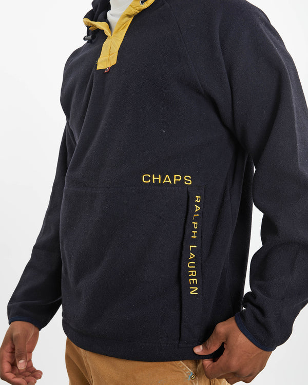 90s Chaps Ralph Lauren Hooded Fleece Sweatshirt <br>XL