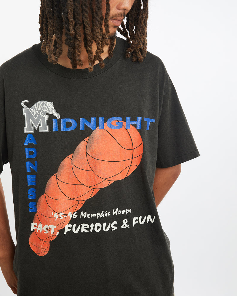 Vintage 1996 Cons 'Midnight Madness' Basketball Tee <br>L