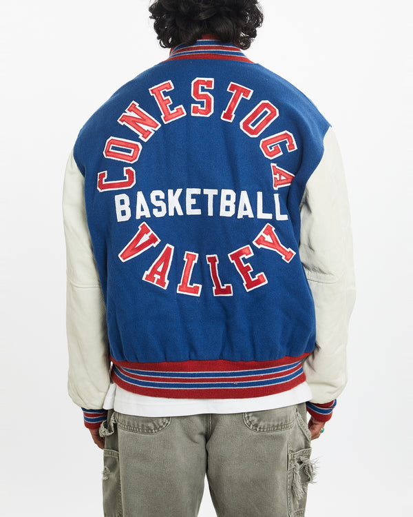 Vintage Conestoga Valley Basketball Varsity Jacket <br>L