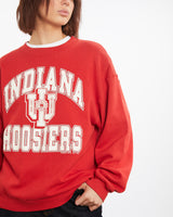 Vintage 90s NCAA Indiana Hoosiers Sweatshirt <br>M , The Real Deal , newtown, sydney, australia, thrift store, opshop, preloved, secondhand, sustainable, retro, antique, 70s, 80s, 90s, 2000s, 00s, fashion, clothing, streetwear, trendy, garment, style, boutique, store, shop, archive, sale, cheap, best, top