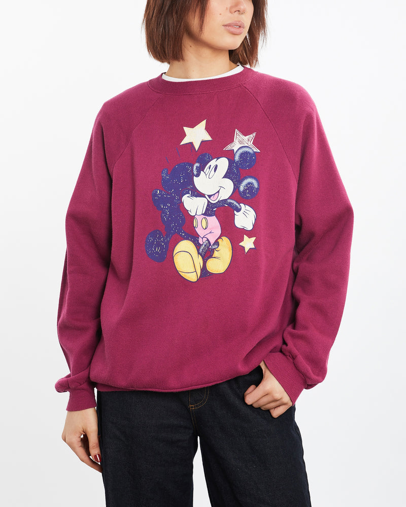 Vintage 80s Disney Mickey Mouse Sweatshirt <br>M , The Real Deal , newtown, sydney, australia, thrift store, opshop, preloved, secondhand, sustainable, retro, antique, 70s, 80s, 90s, 2000s, 00s, fashion, clothing, streetwear, trendy, garment, style, boutique, store, shop, archive, sale, cheap, best, top