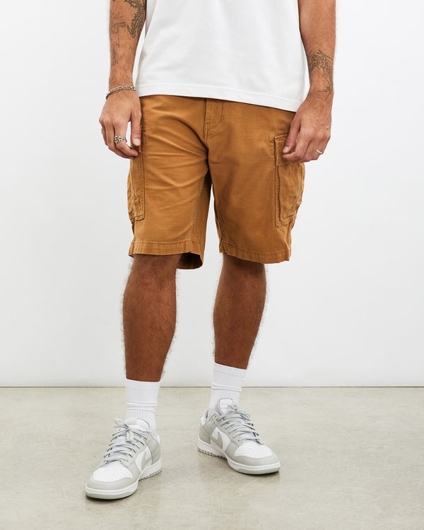 Vintage, Levi's, Cargo, Shorts, The Real Deal, size 35", colour Brown, newtown, sydney, australia, thrift store, opshop, preloved, secondhand, sustainable, retro, antique, 70s, 80s, 90s, 2000s, 00s, fashion, clothing, streetwear, trendy, garment, style, boutique, store, shop, archive, sale, cheap, best, top, Shorts