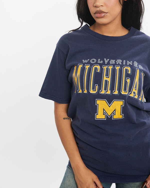 Vintage 90s NCAA University of Michigan Wolverines Tee <br>S , The Real Deal , newtown, sydney, australia, thrift store, opshop, preloved, secondhand, sustainable, retro, antique, 70s, 80s, 90s, 2000s, 00s, fashion, clothing, streetwear, trendy, garment, style, boutique, store, shop, archive, sale, cheap, best, top