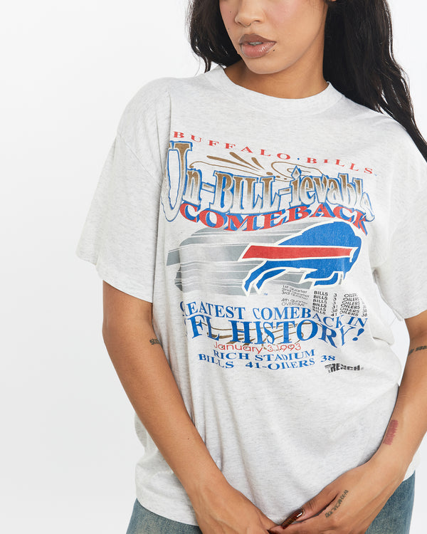 Vintage 1993 NFL Buffalo Bills Tee <br>S , The Real Deal , newtown, sydney, australia, thrift store, opshop, preloved, secondhand, sustainable, retro, antique, 70s, 80s, 90s, 2000s, 00s, fashion, clothing, streetwear, trendy, garment, style, boutique, store, shop, archive, sale, cheap, best, top