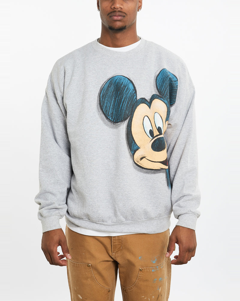 Vintage Disney Mickey Mouse Sweatshirt <br>XL , The Real Deal , newtown, sydney, australia, thrift store, opshop, preloved, secondhand, sustainable, retro, antique, 70s, 80s, 90s, 2000s, 00s, fashion, clothing, streetwear, trendy, garment, style, boutique, store, shop, archive, sale, cheap, best, top