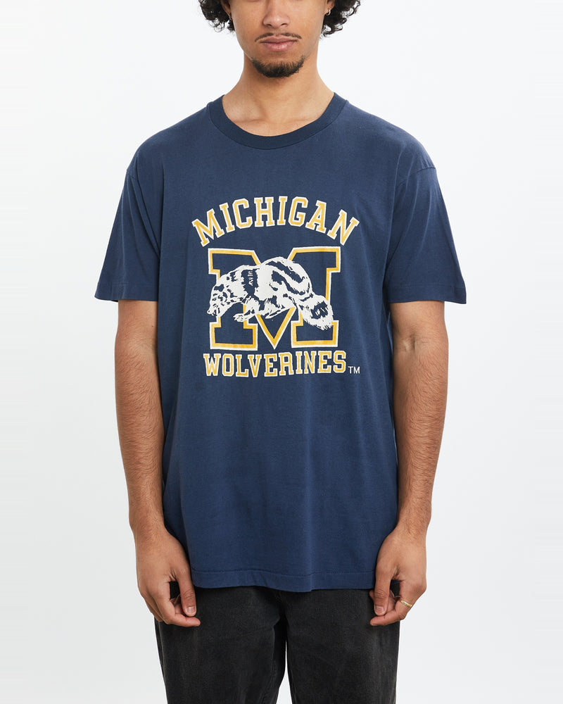 Vintage 80s NCAA University of Michigan Wolverines Tee <br>M