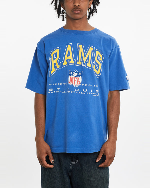 Vintage 1995 NFL St. Louis Rams Tee <br>L , The Real Deal , newtown, sydney, australia, thrift store, opshop, preloved, secondhand, sustainable, retro, antique, 70s, 80s, 90s, 2000s, 00s, fashion, clothing, streetwear, trendy, garment, style, boutique, store, shop, archive, sale, cheap, best, top