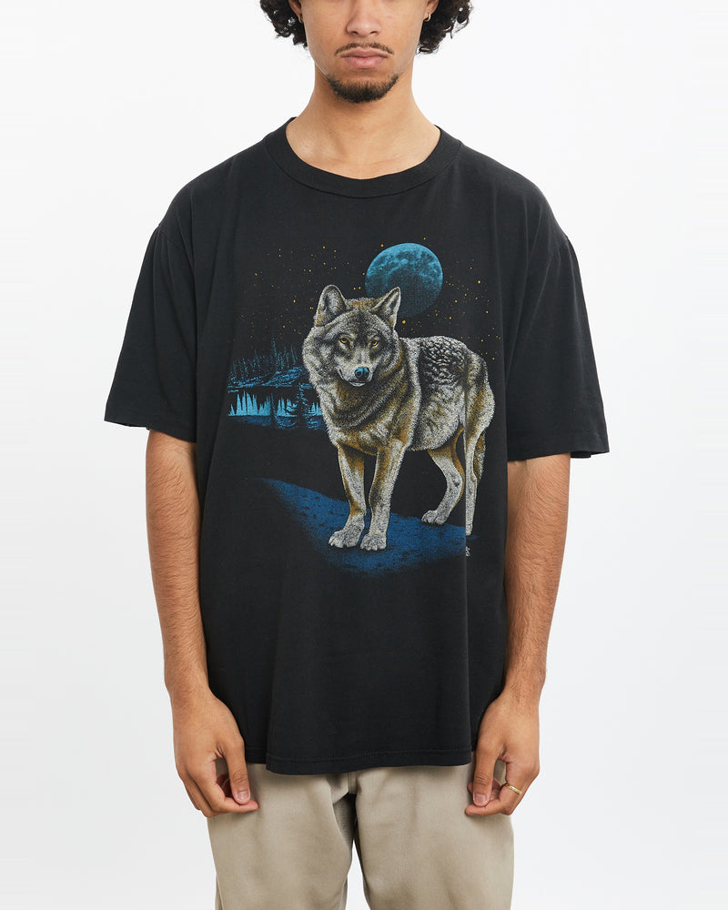 Vintage 1987 Wolf Wildlife Tee <br>M