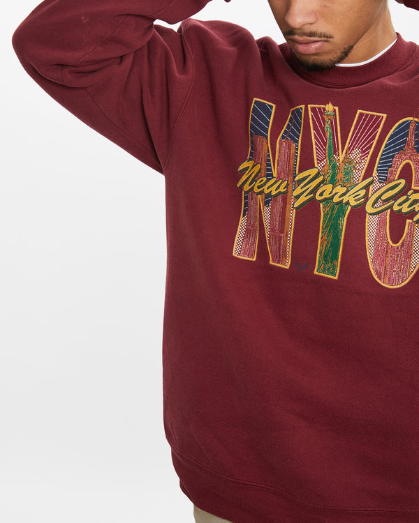 Vintage 90s New York City Sweatshirt <br>M