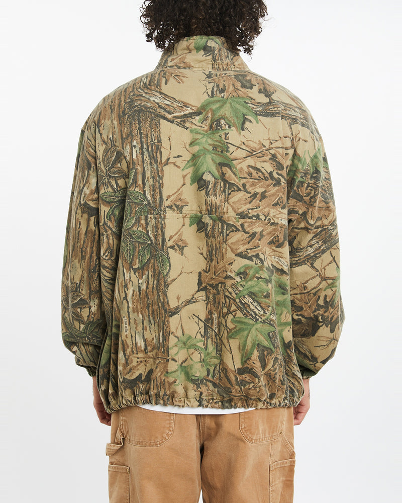 Vintage Realtree Camo Quarter Zip Jacket <br>XL