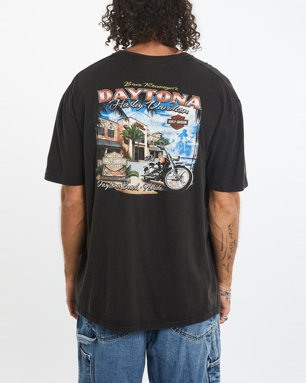 Vintage Harley Davidson Tee <br>XXL , The Real Deal , newtown, sydney, australia, thrift store, opshop, preloved, secondhand, sustainable, retro, antique, 70s, 80s, 90s, 2000s, 00s, fashion, clothing, streetwear, trendy, garment, style, boutique, store, shop, archive, sale, cheap, best, top