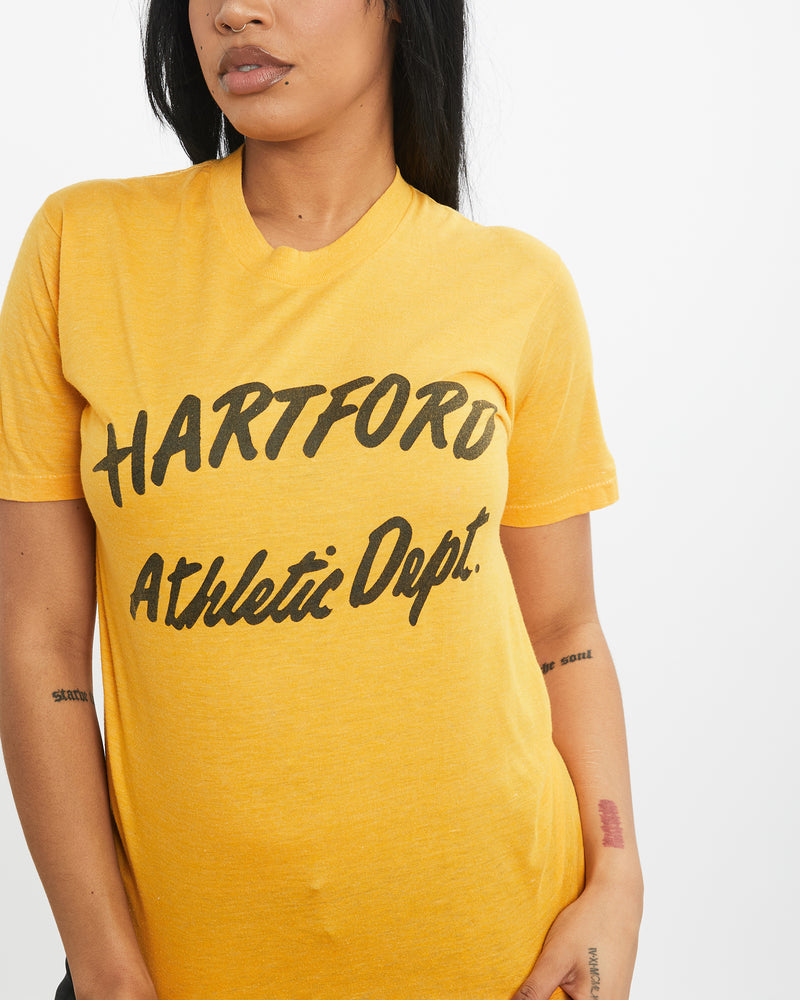 Vintage 80s Hartford Athletic Dept. Tee <br>XS